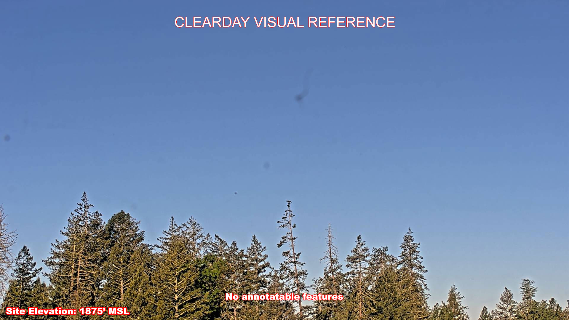 Angwin, West view on a clear day