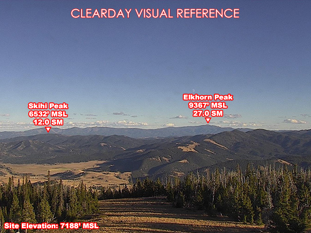 MacDonald Pass, SouthEast view on a clear day
