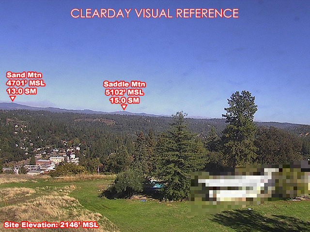 Coon Hollow, NorthEast view on a clear day