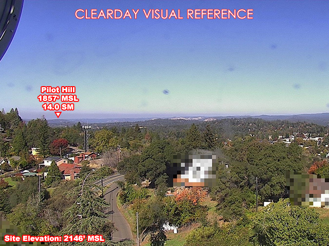 Coon Hollow, NorthWest view on a clear day