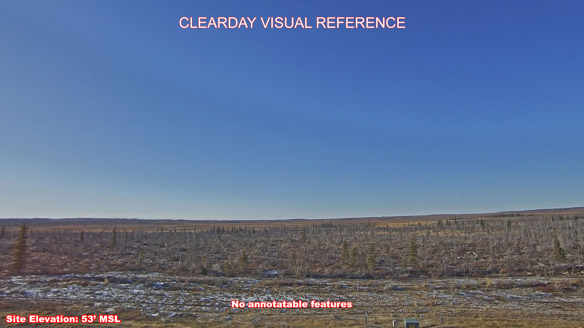 Levelock, West view on a clear day