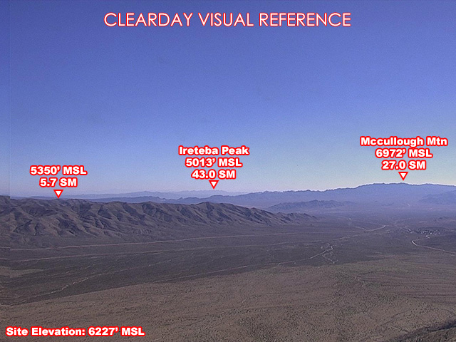 Potosi, SouthEast view on a clear day