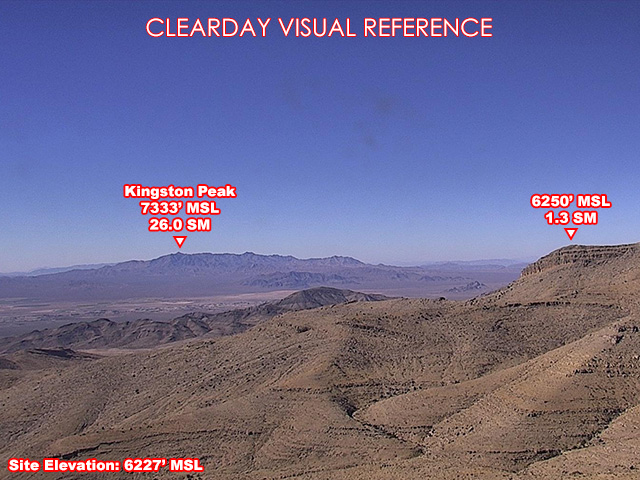 Potosi, West view on a clear day