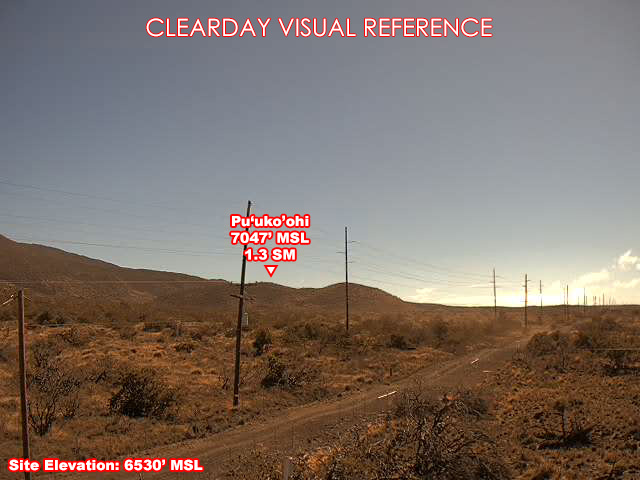 Bradshaw, SouthEast view on a clear day