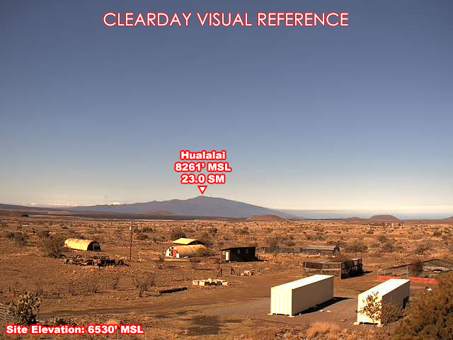 Bradshaw, West view on a clear day